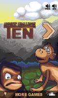 Ten monkey challenge Affiche
