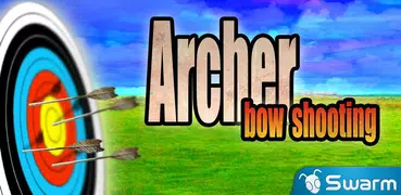 Archer bow shooting