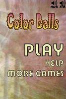 Color Balls Affiche