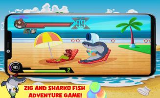 Zig & Sharko Skateboard Game screenshot 2