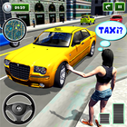 New York Taxi Driver 3D - New Taxi Games Free icône