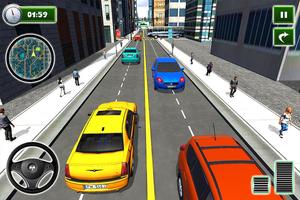 New York Taxi Driver 3D - New Taxi Games Free capture d'écran 3