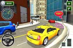 New York Taxi Driver 3D - New Taxi Games Free capture d'écran 1