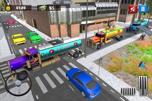 City Oil Tanker Truck Transport Driver 2020 screenshot 3