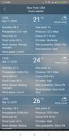 برنامه‌نما Weather Forecast Pro عکس از صفحه