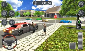 Taxi Simulator 3D Europe - taxi Games 2019 Plakat