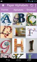 Quilling Paper Alphabets – Stylish Alphabet Design Affiche