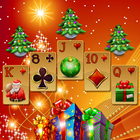 Xmas TriPeaks, card solitaire icon