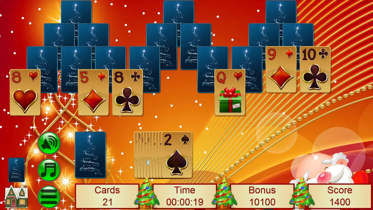 Xmas TriPeaks, card solitaire Xmas TriPeaks, card solitaire