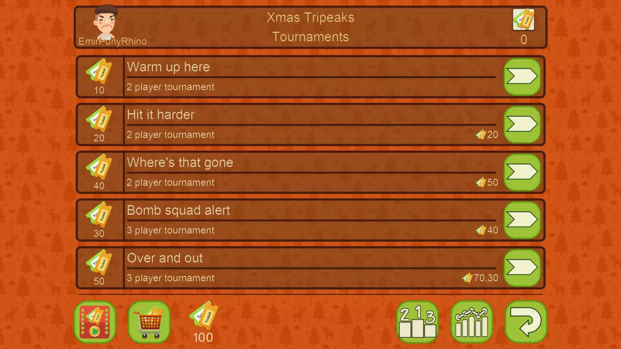 Xmas TriPeaks, card solitaire Xmas TriPeaks, card solitaire