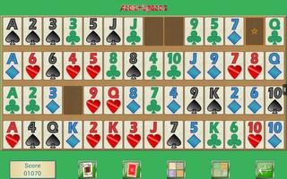 Aces + Spaces, card solitaire screenshot 1