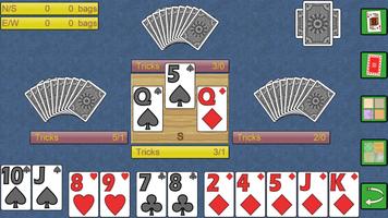 Spades V+, spades card game Cartaz