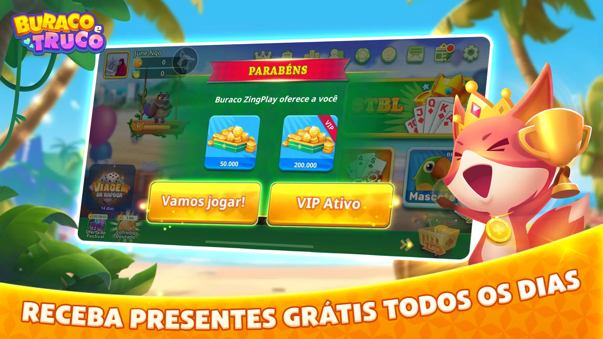 Buraco e Truco Zingplay