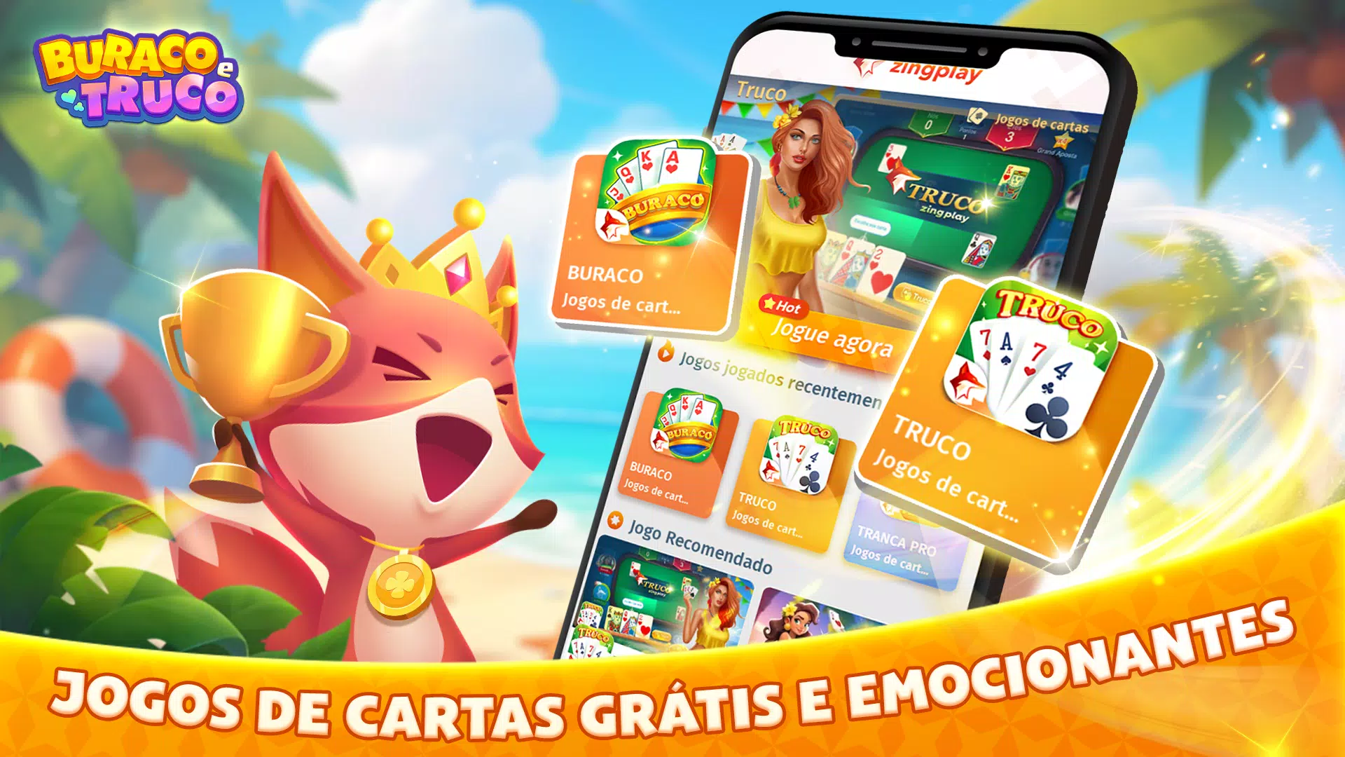 Buraco e Truco Zingplay