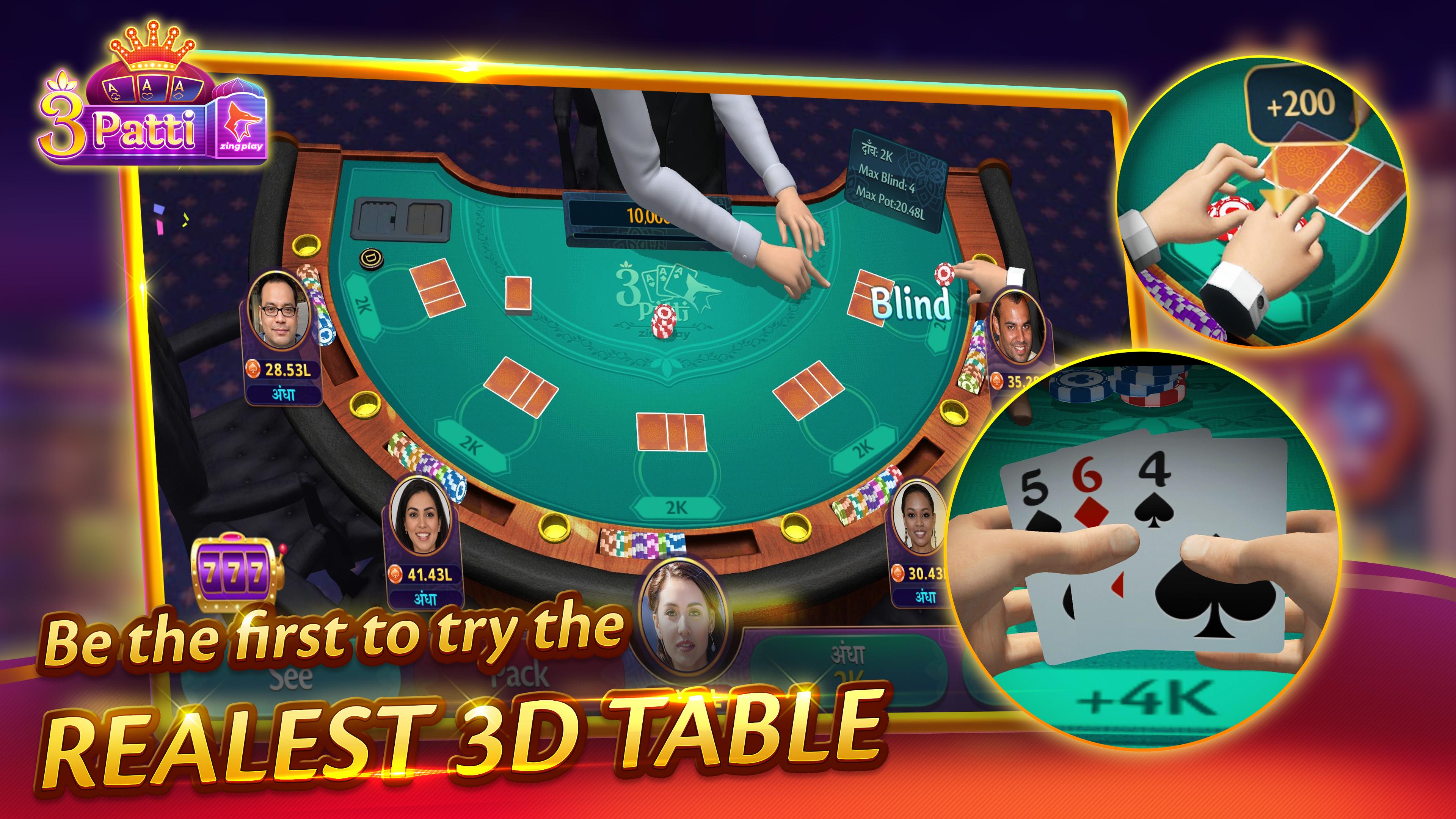 Tải Xuống Apk Teen Patti Zingplay - Real 3D Cho Android