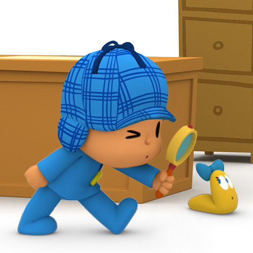 Pocoyo и спрятанный объект.