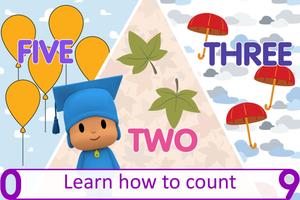 Pocoyo's Numbers game: 1, 2, 3 تصوير الشاشة 1