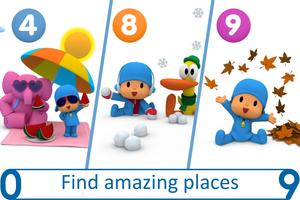 برنامه‌نما Pocoyo's Numbers game: 1, 2, 3 عکس از صفحه