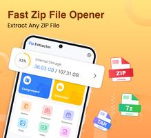 Zip Extractor: UnZIP, Open Zip Poster