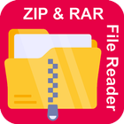 Leitor Zip e Extrator Rar ícone