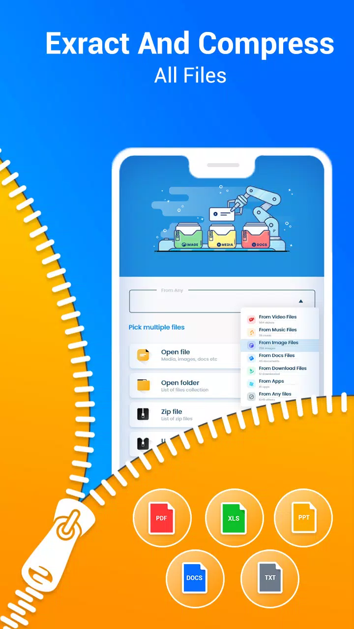 Скачать Zip Unzip - Компрессор И Распаковщик Файлов APK Для Android