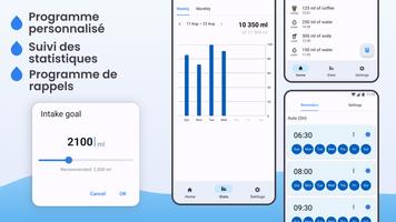 Rappel pour boire de l'eau capture d'écran 1