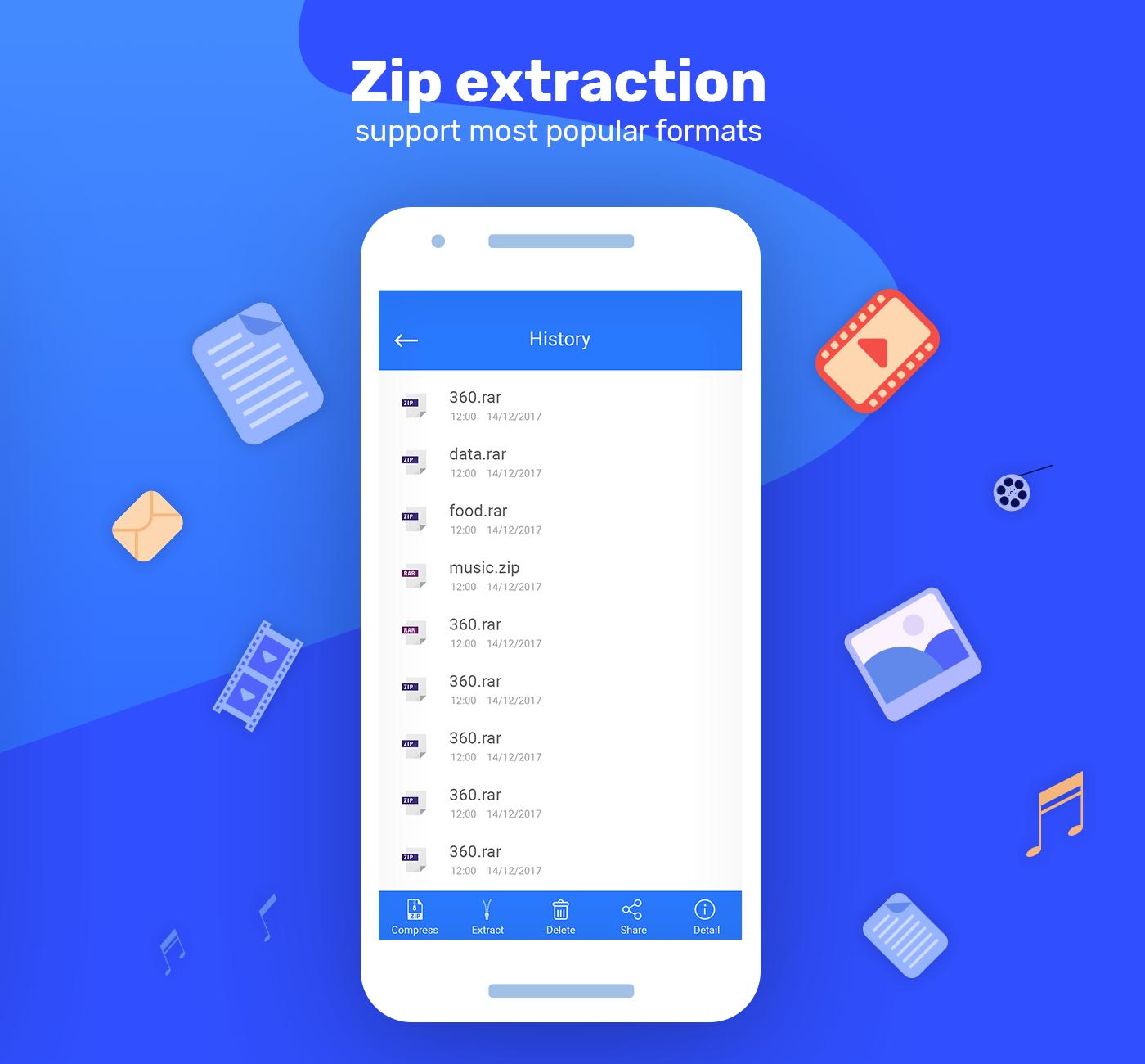 Zip & Unzip Files - Zip File Reader скриншот 3.