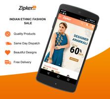 Zipker Women's Online Shopping Affiche