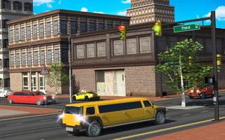 Limo City Driving Simulator 2018 اسکرین شاٹ 1