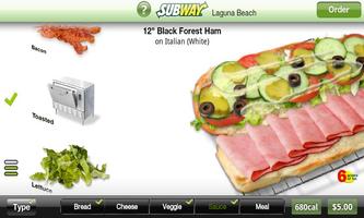 Subway Ordering for California Affiche