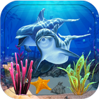 Aquarium Fish Live Wallpaper 2021 – 4k Parallax HD icône