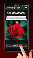 Red Rose Live Wallpaper Free Ekran Görüntüsü 1