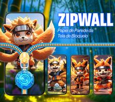 ZipWall: Tela Bloqueio Zíper Cartaz