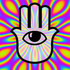 Psychedelic camera ikona