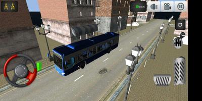 Realistic Bus Parking 3D poster