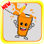 Smiling Glass with Orange Juice