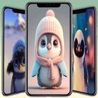 Icona Cute Penguin Wallpaper