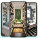 Corner Bookshelf Designs APK