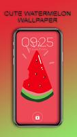Preppy Watermelon Wallpaper capture d'écran 2