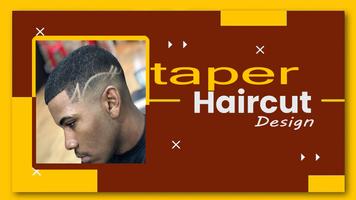 Poster Men Line Haircut Design