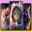 Cute Cat Cartoon Wallpaper アイコン
