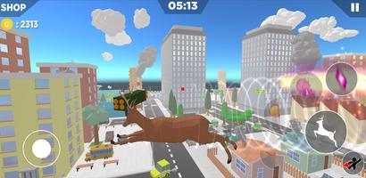 Crazy deer simulator اسکرین شاٹ 2