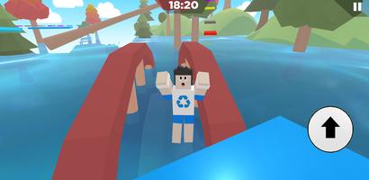 Escape from flood parkour captura de pantalla 1