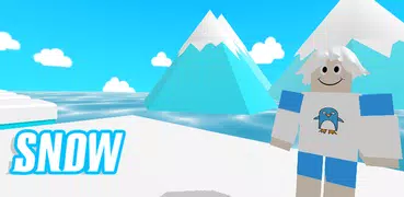 Ice snow island parkour