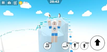 Ice snow island parkour Poster