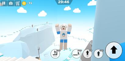 Ice snow island parkour captura de pantalla 1
