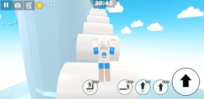 Ice snow island parkour captura de pantalla 2