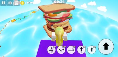 Escape sandwich island parkour imagem de tela 3