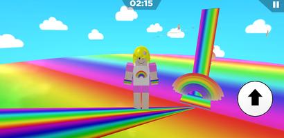 Rainbow Parkour sweet Girl imagem de tela 1