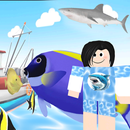 Parkour Fish and Shark on sea APK